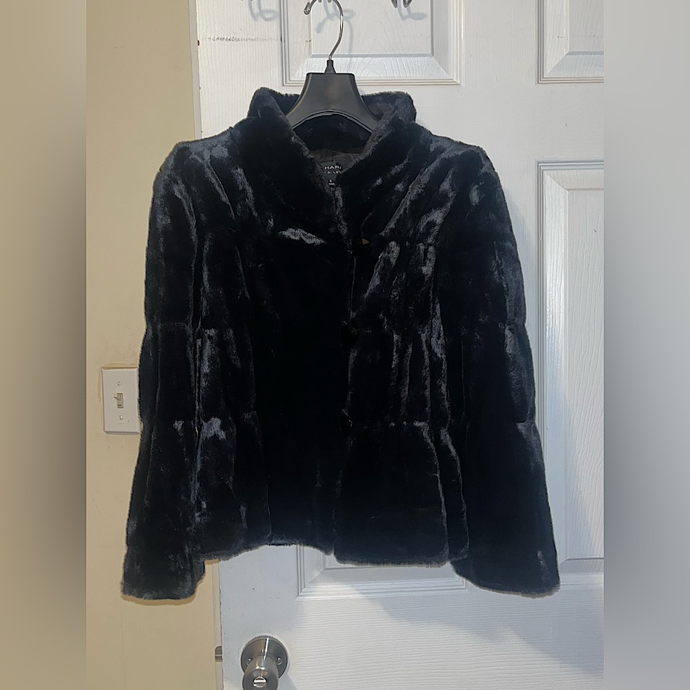 Tahari Faux Fur Jacket